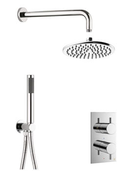 Crosswater MPRO 2 Outlet Thermostatic Shower Valve With Set - Image