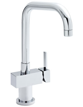 Nuie Single Lever Side Action Kitchen Sink Mixer Tap Chrome - Image