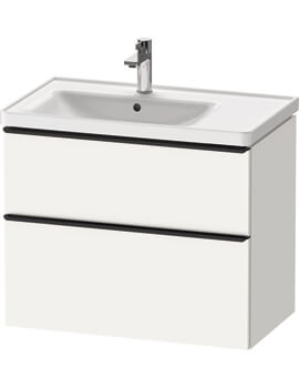 D-Neo Two Drawer Wall Mounted Vanity Unit For D-Neo Basin