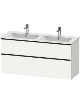 D-Neo 1280mm Wide 2 Drawer Wall Mounted Vanity Unit For Me By Starck Basin