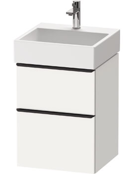 D-Neo Two Drawer Wall Mounted Vanity Unit For Vero Air Basin