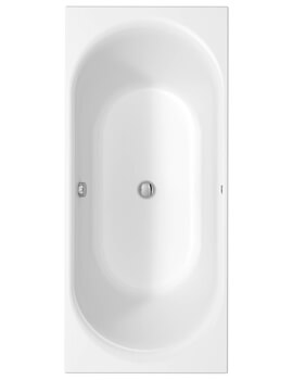 Duravit D-Neo 1800mm x 800mm Rectangular Double Ended Bathtub Without Feet - Image