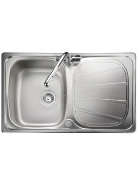 Baltimore Micro-Sheen Finish Compact 1.0 Bowl Inset Kitchen Sink