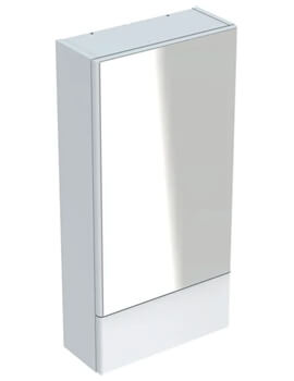 Geberit Selnova Square 418 x 850mm Mirror Cabinet With One Pull-Down Door - Image