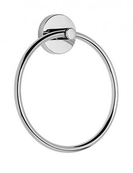 Croydex Worcester Flexi-Fix Chrome Towel Ring