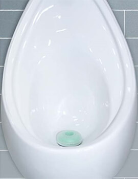 Lecico Atlas Waterless Pack White Urinal With Waste Kit And Brackets
