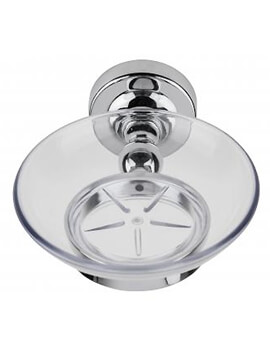 Romsey Flexi-Fix Soap Dish With Chrome Holder
