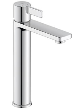 D-Neo L Size Deck Mounted Chrome Tall Basin Mixer Tap