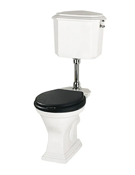 Imperial Astoria Deco WC Pan And Low Level Cistern - Image