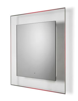 Croydex Hang N lock Oakley Illuminated Remote Controlled Mirror - Image