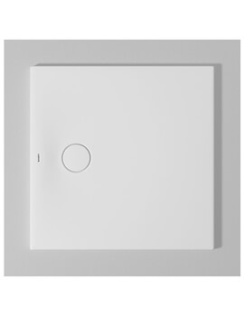 Tempano Flush Fitted Square Shower Tray With Pre-mounted Sealing Collar
