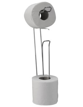 Croydex Wall Mounted Chrome Toilet Roll Holder