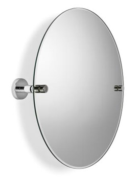 Croydex Flexi-Fix Metra Round Tilted Mirror 458 x 458mm