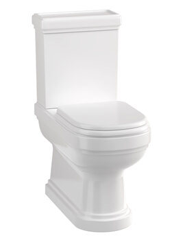 Riviera White Full Back To Wall Close Coupled Pan With Cistern And Seat