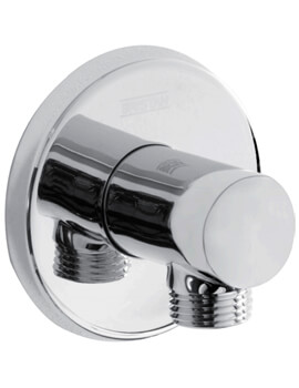Bristan Arms Chrome Finish Round Wall Outlet