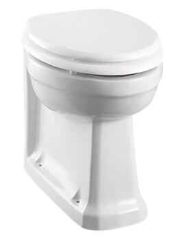 480mm White Back-To-Wall WC Pan