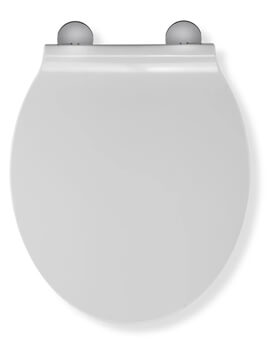 Croydex Victoria Flexi-Fix White Standard Toilet Seat