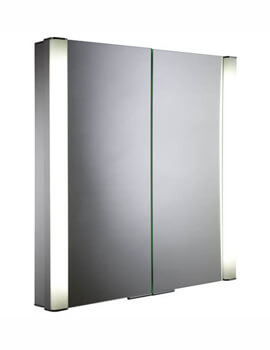 Vertex Illuminated Double Door Mirror Cabinet