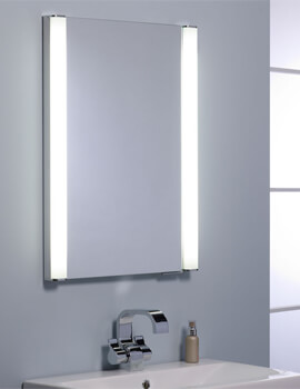 Roper Rhodes Vertex 552 x 710mm Illuminated Single Door LED Mirror Cabinet - Image