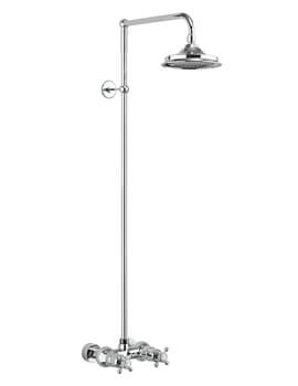Eden Chrome 1 Outlet Exposed Thermostatic Shower Set