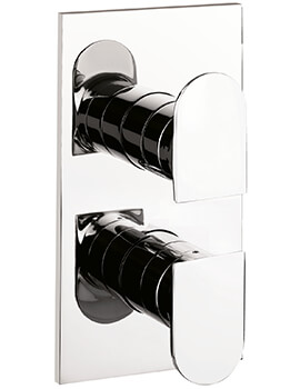 Crosswater Planet Chrome Thermostatic Shower Valve With Body - Image