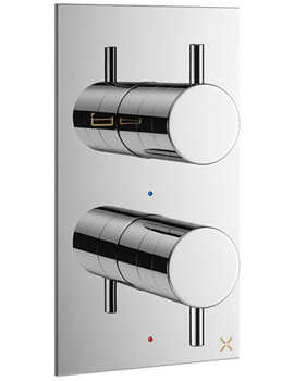 Crosswater MPRO Thermostatic Bath Shower Valve With 2 Way Diverter - Image