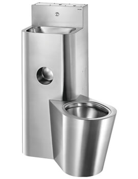 Delabie Kompact Washbasin And Floor-Standing WC Combination 1000mm - Image