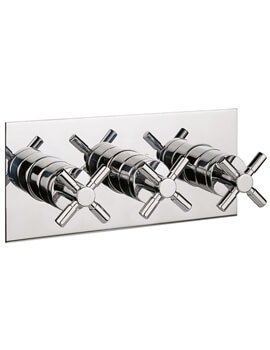 Crosswater Totti 3 Control Chrome Thermostatic Shower Valve - Image