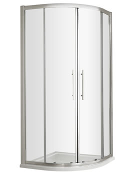 Hudson Reed Apex Double Door Sliding Quadrant Shower Enclosure - Image