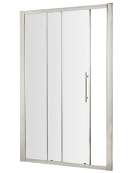 Hudson Reed Apex 1900mm High Single Sliding Shower Door - Image