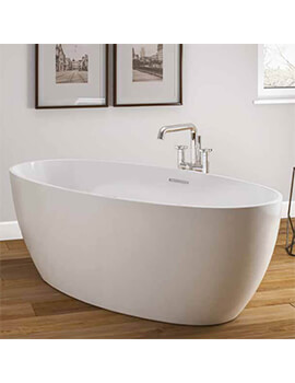 Royce Morgan Darwin Traditional Freestanding White Bath - Image