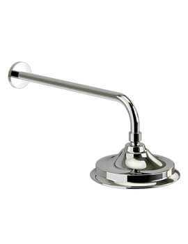 Riviera Fixed AirBurst Shower Head With Arm