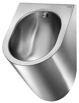 Delabie Delta HD 350 x 385mm Wall-Hung Stainless-Steel Urinal - Image