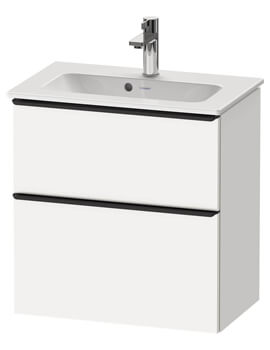 D-Neo Two Drawer Wall Mounted Vanity Unit For Me By Starck Basin