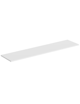 Ideal Standard Tempo 1300mm Gloss White Furniture Worktop - Image