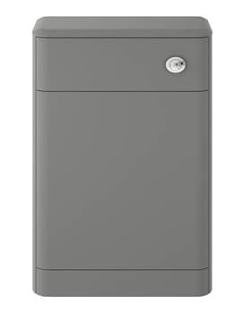 Hudson Reed Solar 550 x 200mm Back To Wall WC Unit Cool Grey - Ex Display - Image