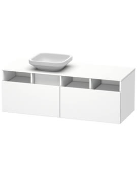 Duravit DuraStyle 1400mm 2 Pull Out Compartment Unit - More Variants Available - Image