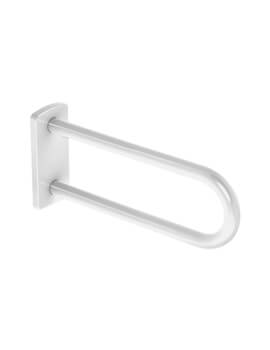 Delabie 650mm White Fixed Support Grab Bar - Image