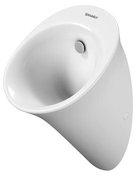 White Tulip 320 x 340mm Rimless Urinal With Concealed Inlet