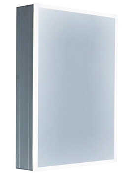 Presence 500mm Wide Single Door Mirror Cabinet