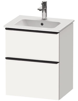 D-Neo 2 Drawer Wall Mounted Vanity Unit For Me By Starck Basin