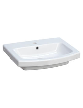 Saneux I-Line 1 TH Gloss White Washbasin - Image