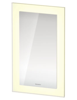 Duravit White Tulip Mirror With App Version Sensor Lighting - Image