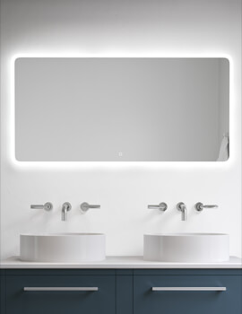 Saneux Frontier White LED Mirror - Image