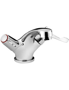 Lever Chrome Mono Basin Mixer Tap With Pop-Up Waste