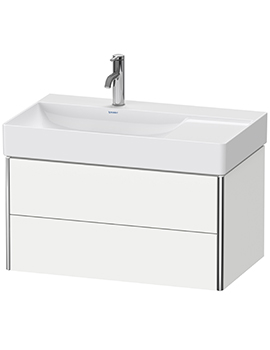 XSquare 784 x 460 x 397mm Wall-Mounted 2 Drawer Vanity Unit