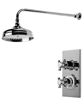 Henley Single Function Concealed Shower System Chrome