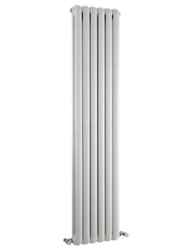 Hudson Reed Salvia 383mm Wide Double Panel Vertical Designer Radiator - Image