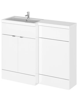 Fusion 1100mm Full Depth Furniture Pack - Vanity And WC Unit With Basin