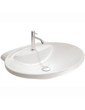 WhiteVille Continental 650mm Wide Over Counter  White Washbasin